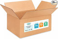 Medium Moving & Shipping Boxes 14"L x 10"W x 6"H (25-Pack) - Extra Strength 200 lb vs Regular - Corrugated Durable Cardboard Boxes - Heavy Duty Packing Box - Medium Packing Box by IDL Packaging