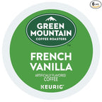 Green Mountain Coffee, French Vanilla, Single-Serve Keurig K-Cup Pods, Light Roast Coffee, 144 Count (6 Boxes of 24 Pods)