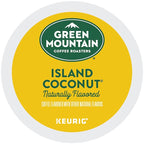 Green Mountain Coffee Roasters Island Coconut Keurig Single-Serve K-Cup Pods, Light Roast Coffee, 96 Count (4 Packs of 24)