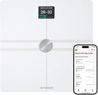 WITHINGS Body Comp WLAN Smart Scales with Full Body Analysis Including Fat Content, Muscle Mass, Bone Density, Visceral Fat, Digital Personal Scales/Body Fat Scales with Bluetooth