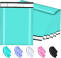 Poly Mailers 14.5x19, Large Shipping Bags 100 Pack, Poly Bags For Shipping with Self Seal Adhesive, Waterproof and Tear-Proof Mailing Envelopes for Small Business (Teal）