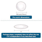 XHF 5/8 inch (15mm) 3:1 Waterproof Clear Heat Shrink Tubing Marine Grade Wire Cable Adhesive Lined Tube Insulation Seal Against Moisture Corrosion and Air Leakage, 4 Ft