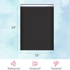 UCGOU Poly Mailers 19x24 Inch Black 100 Pack Extra Large Shipping Bags Strong Thick Mailing Envelopes Self Seal Adhesive Waterproof and Tear Proof Boutique Postal for Clothing Quilt and More