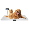 Animal Digital Scale, 500KG/1100Lbs Electronic Stainless Steel Veterinary Scale Heavy Duty Digital Livestock Platform Scales for Animal Pet Cat Dog (1100Lbs)