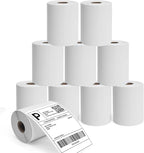 ADHES 4x6 Thermal Shipping Labels 10 Pack – 220 Labels Per Roll, 2200 Total, Top-Coated Strong Adhesive Thermal Label Printer Paper, BPA/BPS Free 4x6 Shipping Labels for Mailing and Packaging