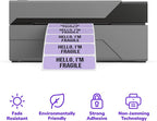 Rollo Direct Thermal 2x1 Sticker Labels - Roll of 1,000 Purple Thermal Labels - Multi-Purpose Thermal Printer Stickers