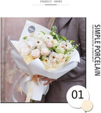 FWSA WRAPS Flower Wrapping Paper Roll Korean Floral Bouquet Packing Supplies Waterproof Fresh Flowers Gift Packaging Marterials (COLOR 15) 22.8 x 396 inches