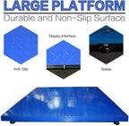 Industrial Floor Scale, 36" x 36", 2500LB/1LB with Accurate Digital Indicator