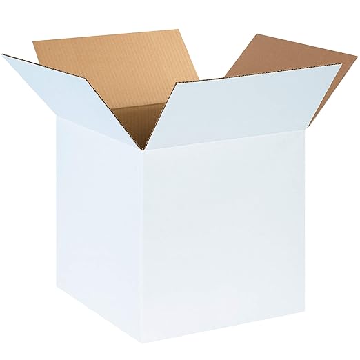 Box USA Shipping Boxes Medium 14"L x 14"W x 14"H 25-Pack - Corrugated Cardboard Box for Moving, Mailing, Packing, Packaging and Storage