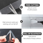 CloudBuyer Universal Door Edge Protector, Clear Sill Guard Film with Anti-Collision Protection for Vehicles (33Ft x 2In, Transparent)