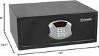 Honeywell 5805 PullOut Drawer, Security Safe with Digital Lock, Sliding Cabinet Drawer, 0.74Cubic', Steel, Black Finish