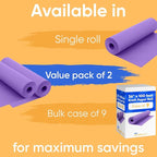 36" x 1200" (100 ft) Lilac Kraft Paper Roll - Value Pack of 2, 45 lbs Thickness, Made in USA for School, Bulletin Board - Odorless, Non-Toxic, Safe for Kids