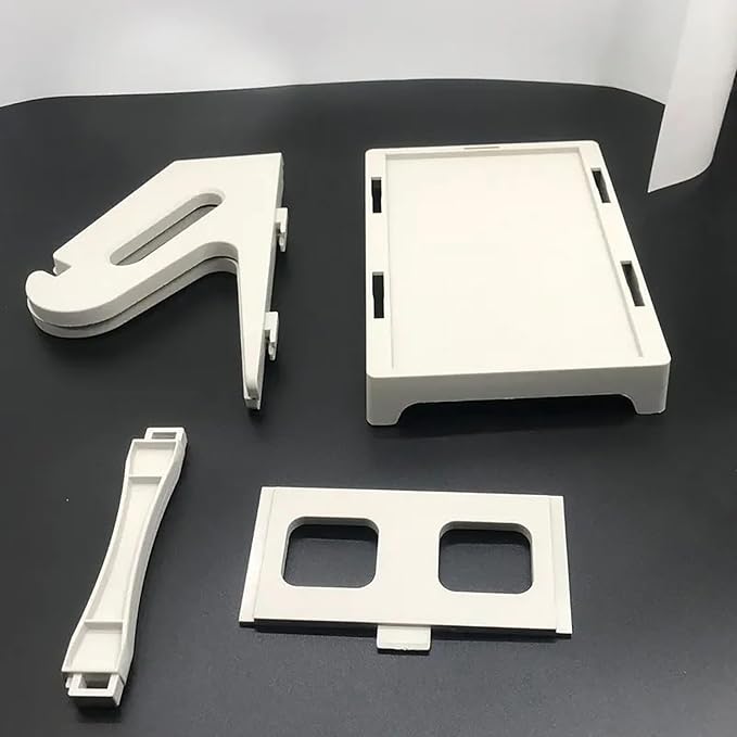 Efficient Thermal Label Holder Shipping Label Rack for 100x150mm 100x100mm Rolls & Fanfold Fragile Sticker Easily Use Office Supply Management