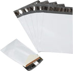 500 Pack Secure Seal White Poly Mailers - 14.5x19 Safe Shipping Bags - E-Commerce Self Sealing 2 Mil Poly Envelopes
