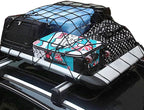 6' x 5' Heavy Duty Bungee Cargo Net Stretches to 12' x 10' -Latex Truck Bed Mesh with 12Pcs Free Adjustable Hooks for The Secure Carrying on Roof Luggage Rack,Cargo Carrier and Pickup Truck Bed