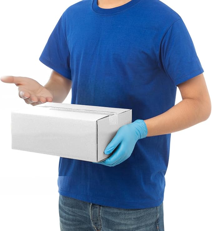 Hoikwo 8x5x3 Shipping Boxes Set of 25, White Corrugated Cardboard Box for Small Business for Packaging Mailing