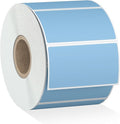 Misofuki 2.25" x 1.25" Blue Direct Thermal Barcode Labels 1000 Pcs for Zebra ZD410 ZD411 LP2824, 2-1/4x1-1/4 1 Roll Waterproof Strong Adhesive Perforated Return Address Labels Used with Rollo MUNBYN