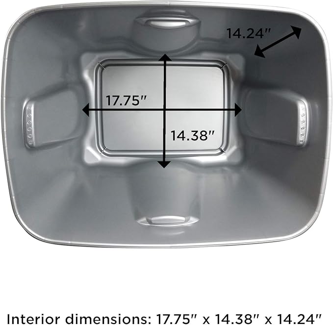 HOMZ Standard Plastic Storage Container