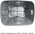 HOMZ Standard Plastic Storage Container