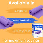 12" x 1200" (100 ft) Lilac Kraft Paper Roll (Value Pack of 2), 45 lbs Thickness, Made in USA Colored Kraft Paper for School, Bulletin Board - Odorless, Non-Toxic, Safe for Kids