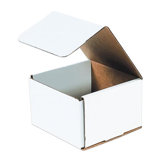 AVIDITI 8x8x6 Shipping Boxes Small (50-Pack) Heavy Duty Corrugated Cardboard Boxes for Packing, Mailing, Packaging, Moving, & Storage, Moving Supplies for Home & Office