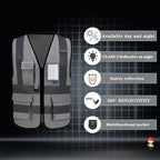 safety vest grey
