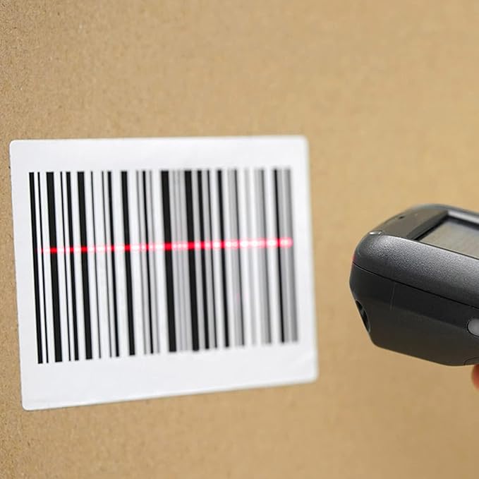 CEPRICO 2.25”X1.25” Direct Thermal Barcode Address Self Adhesive Perforated Waterproof White Sticker Label - Compatible w/Zebra Thermal Printers - FBA Shipping Labels - 12 Rolls (1000 Labels/Roll)