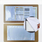 200PCS 9.5" x 12" Self-Adhesive Packing List Envelopes, Clear Mailing Labels for Envelope, Plastic Waterproof Shipping Pouch Enclosed Bags Fit 8.5x11 inch Packing Slip Label Invoice Sleeves