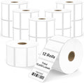 2" x 1" Direct Thermal Labels, Strong Adhesive Barcode & Address Stickers Compatible with Zebra, Rollo, Munbyn & Most Desktop Thermal Printers (12 Rolls, 1300 Labels/Roll, 15600 Total), TRSTGIX