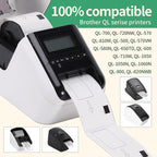 DK-1202 Labels Compatible Brother Die-Cut Shipping Label 62mm x 100mm(2-3/7 x 4 Inches) With One Refillable Cartridge for Brother QL 700 720NW 570 500 Printer and more (300 labels Per Roll, 8 Rolls )