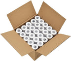 MFLABEL Thermal POS Receipt Paper Rolls - 2 1/4" x 50' (57mm x 15.3m) - 200 Rolls Bulk Pack - High Sensitivity Thermal Paper for Cash Registers, Credit Card Machines & POS Systems - 1/2" Core