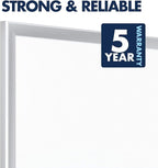 Quartet Magnetic Dry Erase White Board, 2' x 1-1/2 Whiteboard, Nano-Clean Surface Resists Ink Stains, Silver Aluminum Frame (SM531)