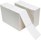 L LIKED 8000 Thermal Shipping Labels 4”x 6”in Fanfold, Permanent Adhesive, Perforated Line Labels Compatible with Direct Thermal Printings (2 Stacks, 4000 Labels/Stack)