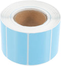 PartyKindom Self-Adhesive Thermal Label Roll Sky Blue Price Sticker for Printer Scratch-Resistant Packaging Barcode Stickers for Address and Parcel