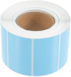 PartyKindom Self-Adhesive Thermal Label Roll Sky Blue Price Sticker for Printer Scratch-Resistant Packaging Barcode Stickers for Address and Parcel