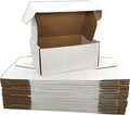 Small White Shipping Boxes for Small Business Pack of 25-9x6x3 inches Cardboard Corrugated Mailer Boxes for Shipping Packaging Craft Gifts Giving Products