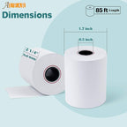 AUEAR, Thermal Cash Register POS Paper Rolls, 2 1/4" x 85' - BPA Free (100 Pack)