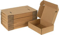 Trwcrt Shipping Boxes 7x5x2 Set of 20, Corrugated Cardboard Box for Packing Small Business, Brown
