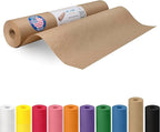 IDL Packaging Brown Kraft Paper Roll 18" x 2160" (180 feet) - USA-Made Brown Wrapping Paper 30lb Thickness for Packing, Moving, Shipping & Crafts/Arts - 100% Recycled Natural Craft Wrap Material