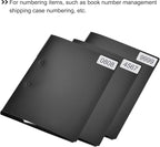 MECCANIXITY 2001 to 3000 Consecutive Number Stickers Inventory Label Black Numbers for Office Warehouse Numbering Classification