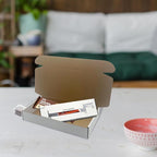12x6x2 inches Shipping Boxes Set of 25, White Cardboard Box Kraft Corrugated Mailer Box，Boxes for Shipping E-commerce Packaging, Holidays Gift and Small Business Giving Literature Mailing