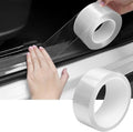 DGSL Car Door Edge Guards Door Sill Protector, 0.8In x 9.8Ft 5D Carbon Fiber Car Wrap Film, Vinyl Automotive Wrap Film Anti-Collision Fits for Most Car(Transparent)