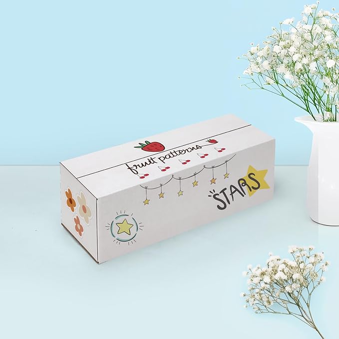 25 Pack Small Shipping Boxes 12x4x4 Inches, White Corrugated Cardboard Box for Shipping, Packing, Business, DIY