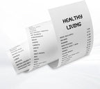 Thermal Paper Rolls - Bpa-Free 2 1/4 Inch X 200ft Register Tape, 50-Pack For Smooth Credit Card Machine Printing