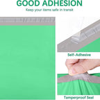 Metronic Poly Mailers 14.5X19 500Pack, Strong Adhesive Shipping Bags for Clothing, Waterproof Mailers Poly Bags for Small Businesses, Flexible Mailing Bags Packages Bags Green