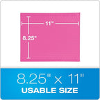 Quality Park Bubble Mailers, 8.25 x 11 Shipping Envelopes, Water Resistant Pink Poly Padded Envelopes, Redi-Strip Peel Off Closure, 25/Box (QUA85861)