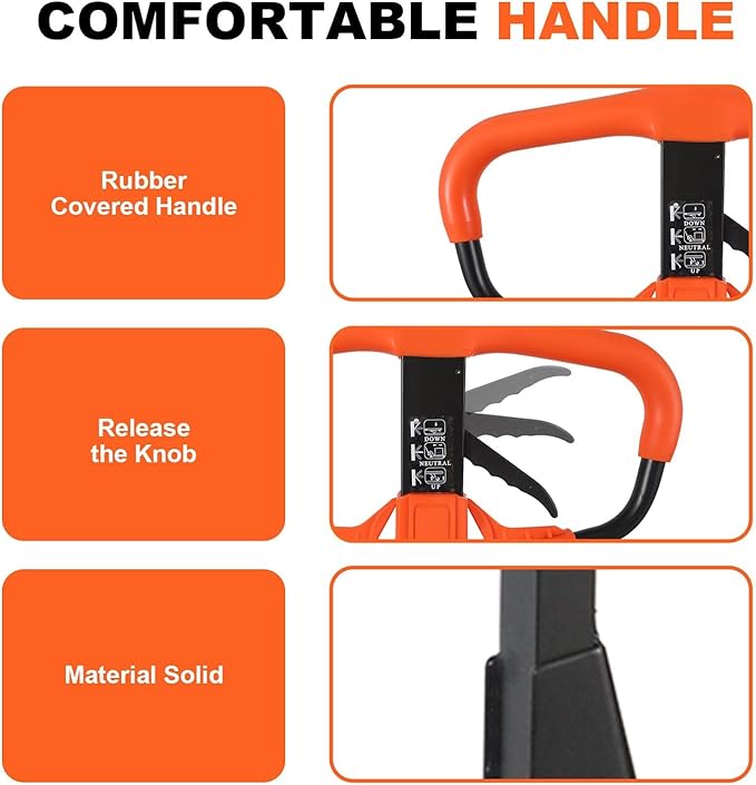 Tory Carrier Pallet Jack Hand Truck Manual Pallet Jacks 5500-Lb. Capacity 21W x 48L Forks Standard Duty, Rubber Handle, Nylon Wheels