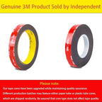 Double Sided Tape Heavy Duty, Waterproof Mounting Foam Tape, 16.5ft Length, 0.59in Width, High Temperature Resistant Adhesive Tape for Car, LED Strip Light, Office Decor, Made of 3M VHB Tape.