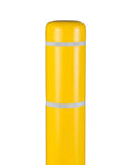 BollardGard 7" x 52" Bollard Cover Yellow - Innoplast (Yellow White Tape)