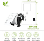 Compatible Shipping Labels Replacement for DK-1202 (2.4" x 3.9"), Use with Brother QL Label Printers (12 Rolls + 1 Reusable Cartridges, 300 Labels/Roll)